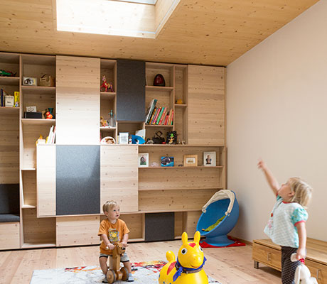 Bathed in golden light