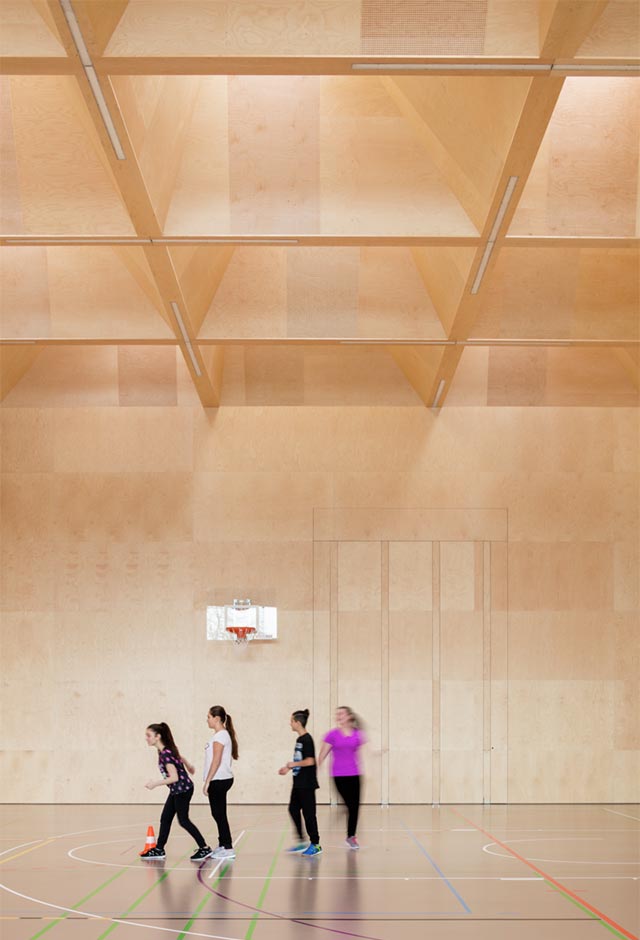 Multi-Purpose Hall in Klaus with VELUX windows