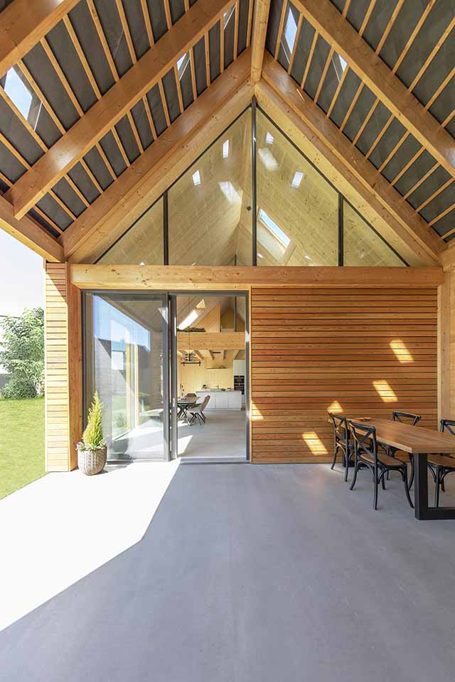 New build project showcasing VELUX roof windows - family home near Vienna