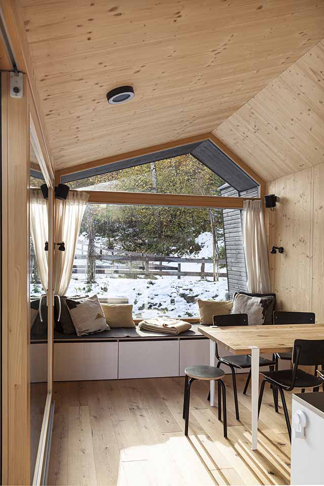 New build project showcasing VELUX roof windows - holiday cabins in Montafon