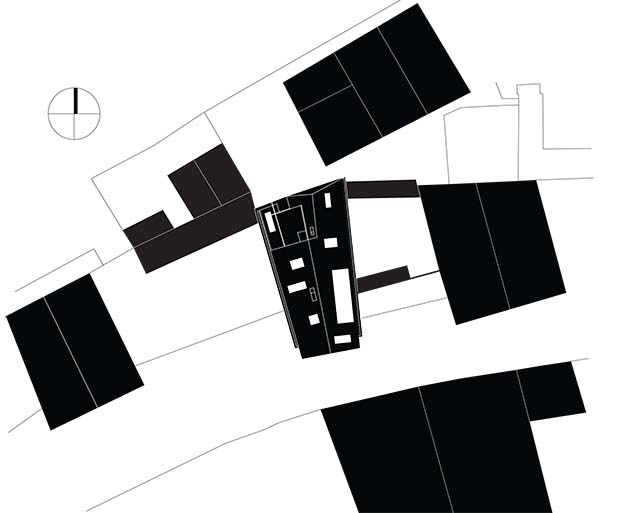 New build project showcasin VELUX roof windows - Attic in Innsbruck - siteplan