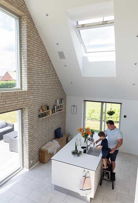 A House in Galten with VELUX roof windows
