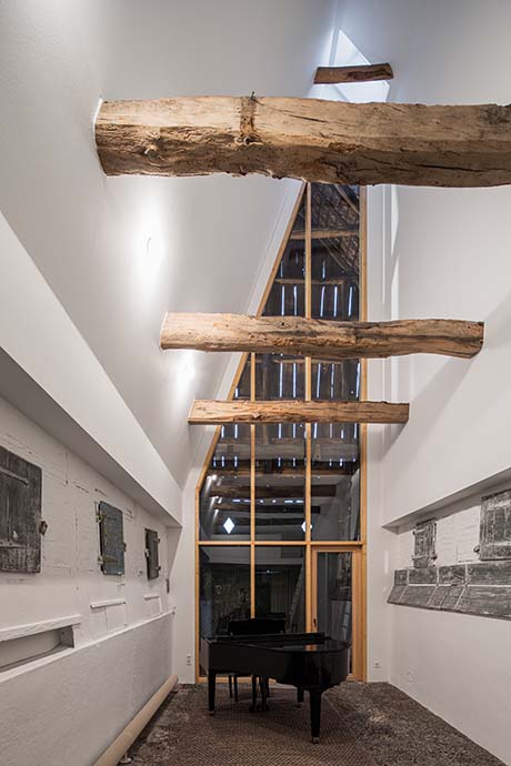 New build project showcasing VELUX roof windows - historical building near Essen