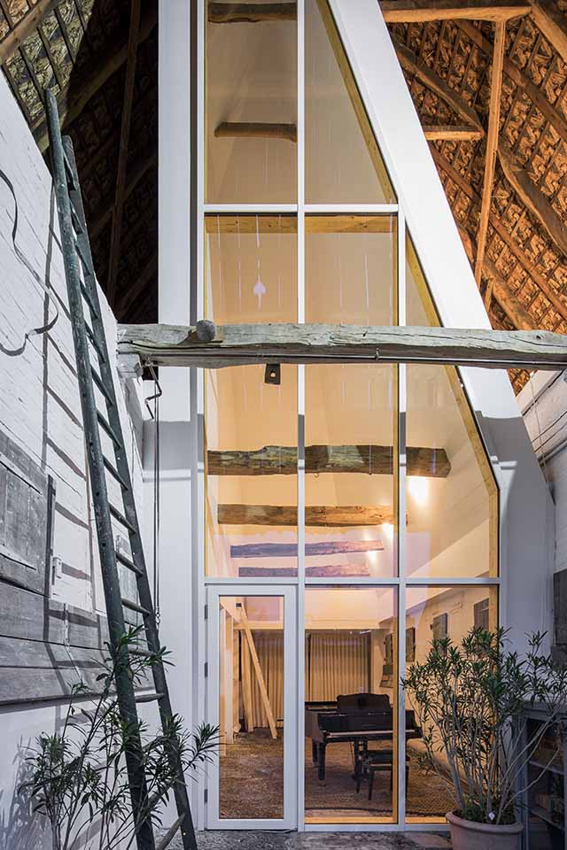 New build project showcasing VELUX roof windows - historical building near Essen