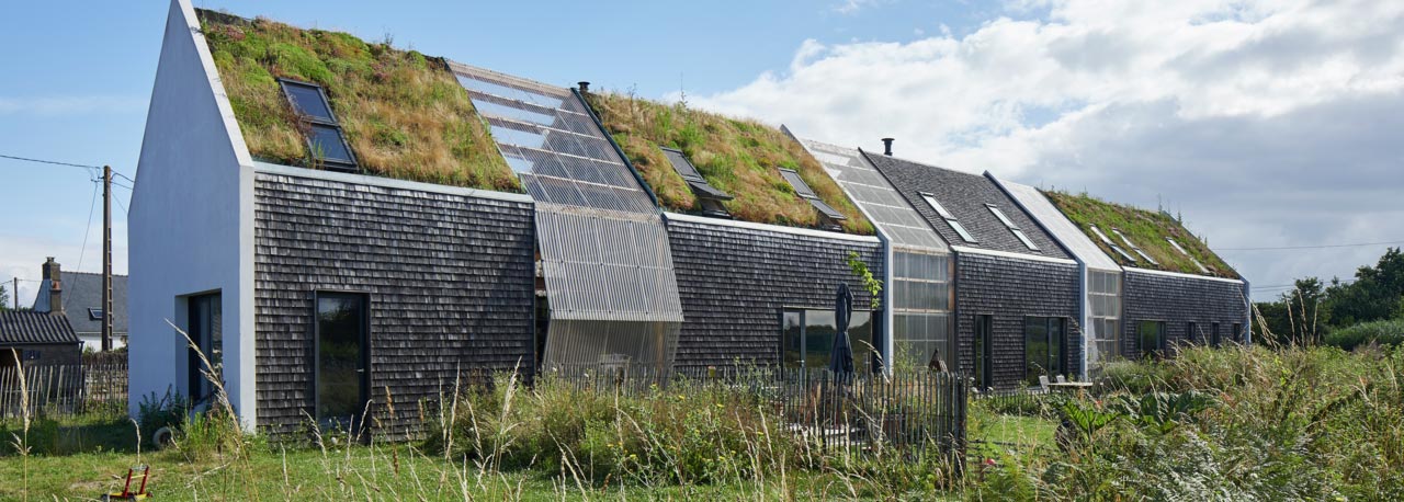 Cooperative housing in Erdeven - Architect: j+e architectes; Photo: Antoine Mercusot