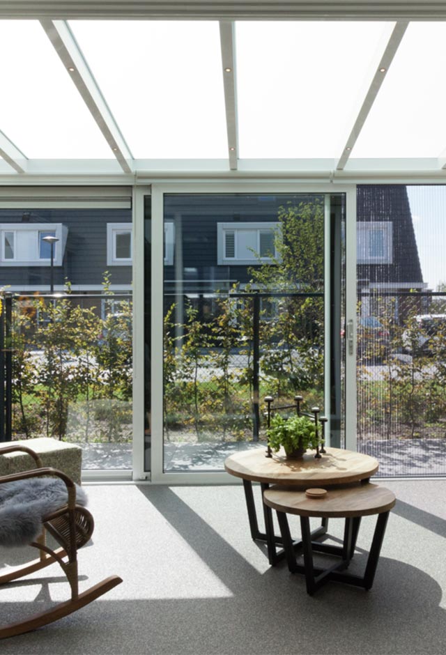 Row houses in Dronten with VELUX roof windows