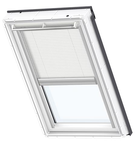 Image of electric pleated blinds 