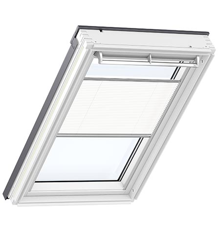 Image of manual pleated blinds