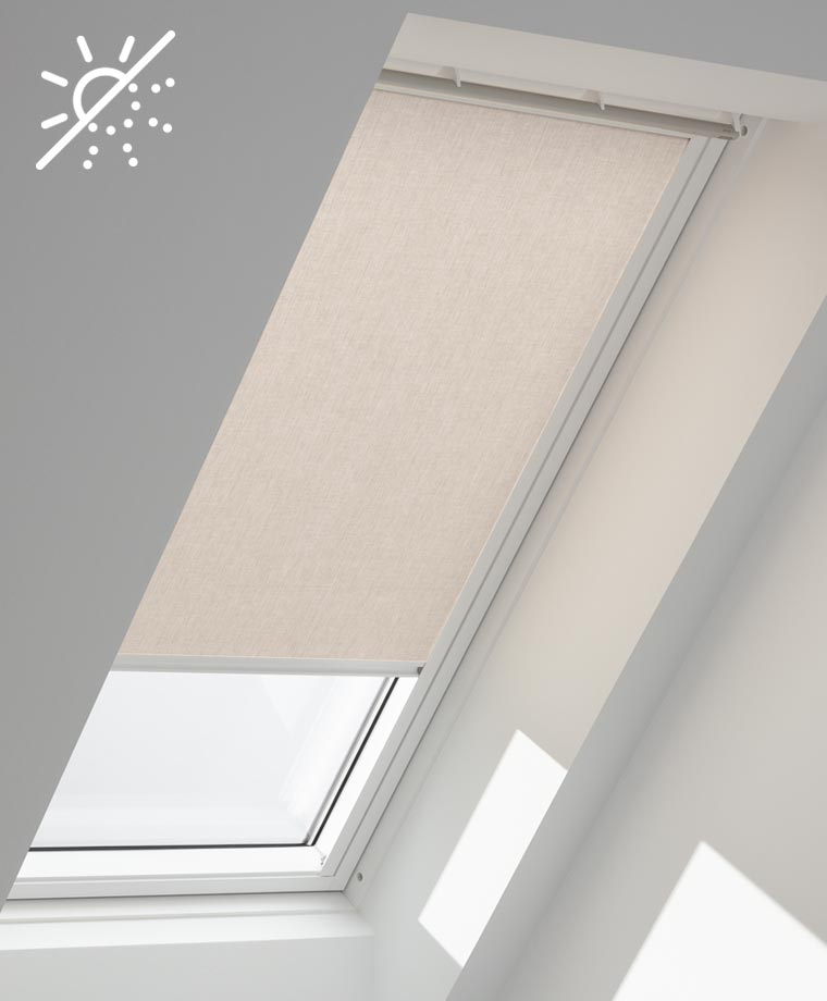 VELUX translucent pleated blind, icon