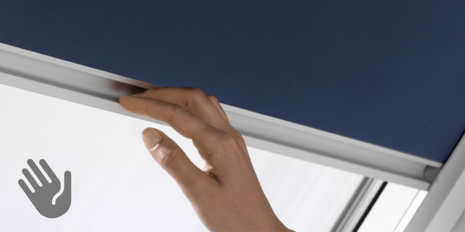 VELUX blind manual operation