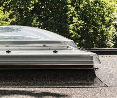 VELUX dome with glazing