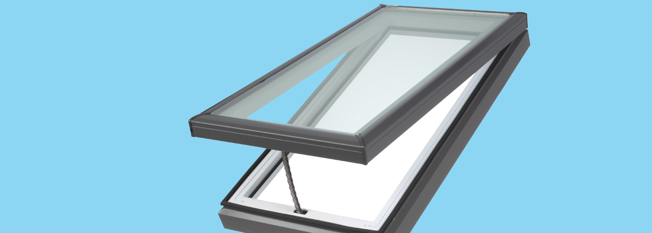 manual fresh air skylight