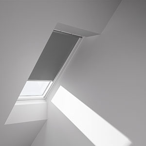 Blackout gray blinds