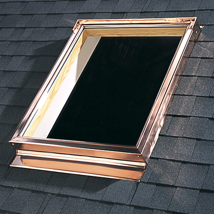 Copper cladding skylight flashing kit