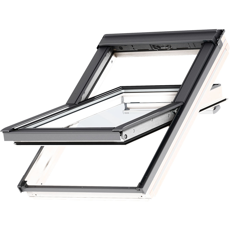 Pivoting roof window
