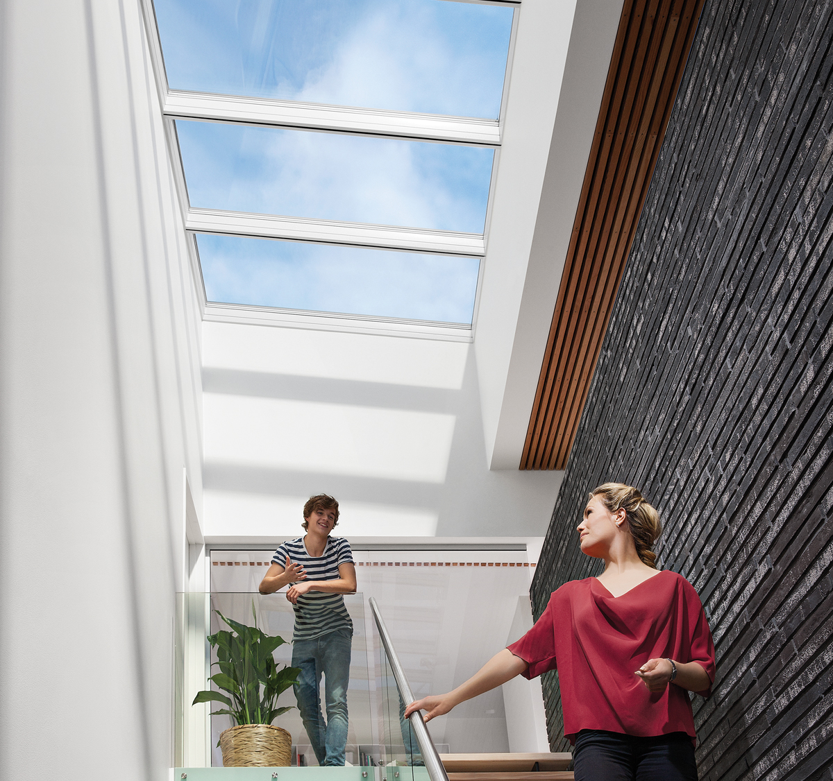 VELUX Modular Skylights can be installed for residential and commercial
