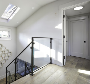 Sun Tunnel by Stairwell