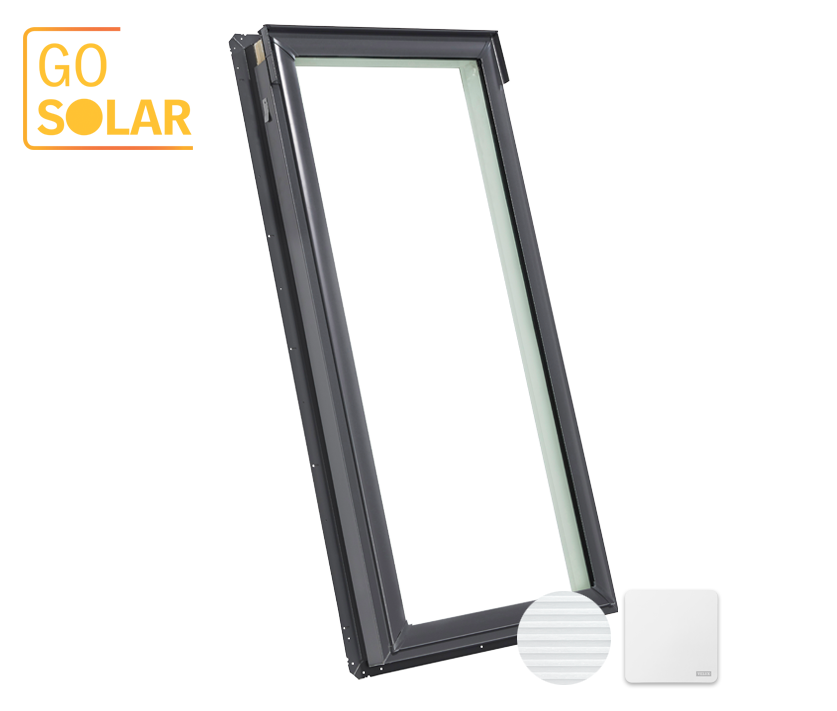 Go Solar with Fixed Skylight and Solar Powered Blind with Great Savings