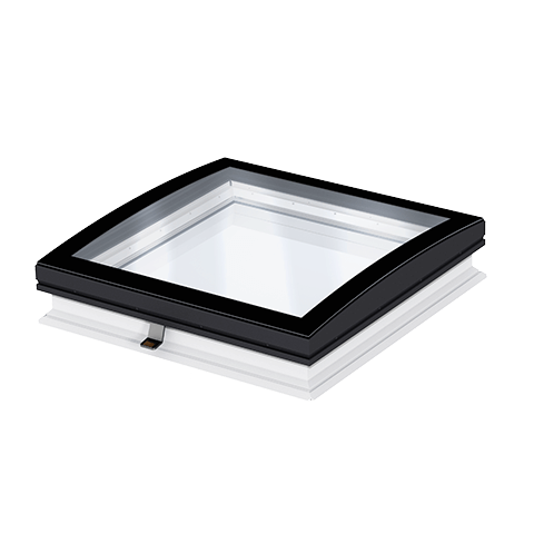 Nya generationen takfönsterkupol med välvt glas