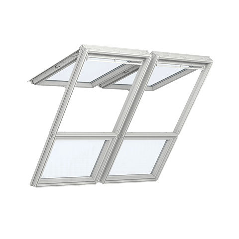 VELUX Quattro med förlängning