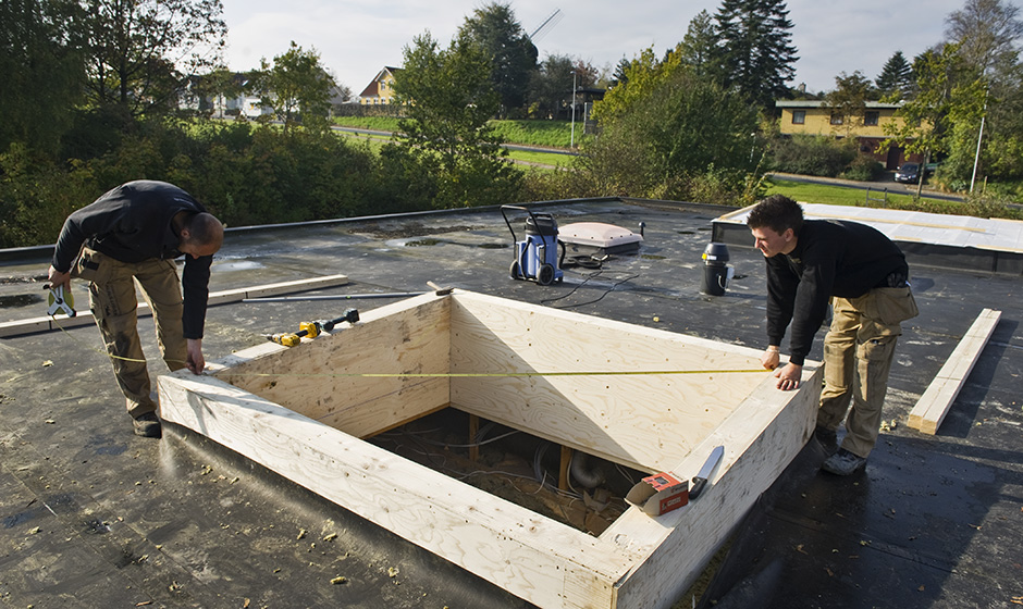 Modular Skylights residential - Installation