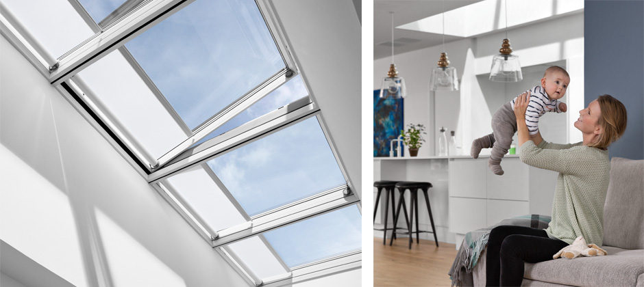 Modular Skylights residential - Intelligent design collage