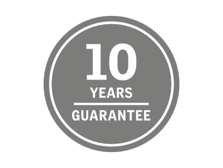 10 year guarantee badge