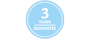 3 Years Guarantee badge